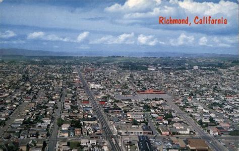 aerial view  city richmond ca