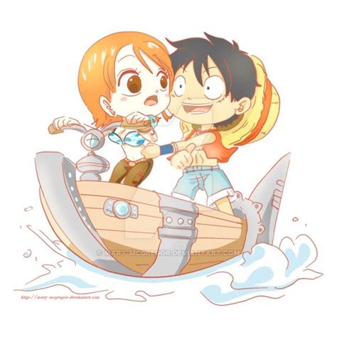 luffy and nami anime amino