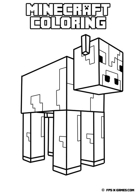 printable minecraft coloring pages coloring home