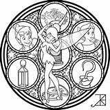 Mandala Mandalas Tinkerbell Akili Amethyst Remastered Malvorlagen Ausmalen Erwachsene sketch template