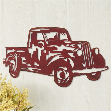 Unique Vintage Truck Metal Wall Decor Collections Etc