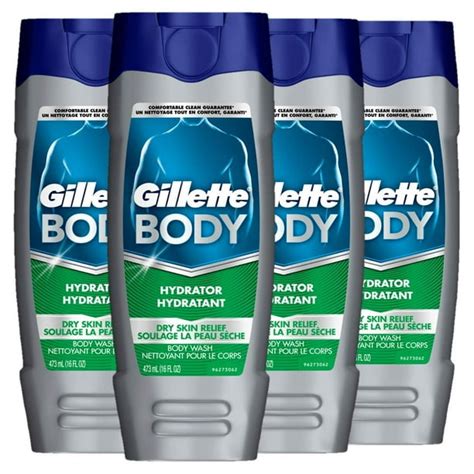 Gillette Body Hydrator Body Wash For Men Dry Skin Relief 16 Fluid