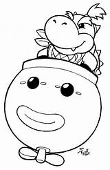 Bowser Jr Coloring Pages Mario Printable Super Print Drawing Junior Kart Color Coloriage Playing Bros Colorier Dessin Imprimer Kids Getcolorings sketch template
