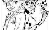Ladybug Miraculous Marinette Comparte sketch template