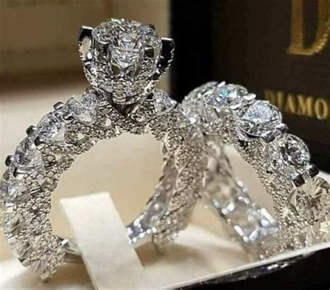 beautiful engagement wedding ring sets diamond engagement wedding