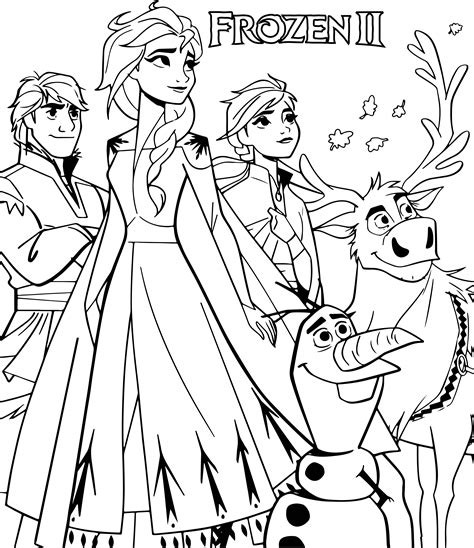 Free Coloring Pages Printable Frozen Printable Templates