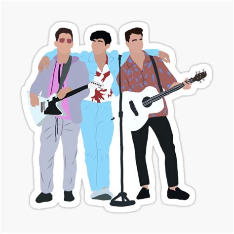 jonas brothers stickers redbubble