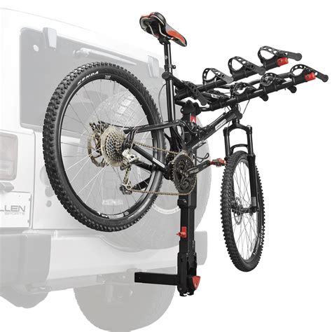 premier locking hitch bike rack  spare tire vehicles allen sports