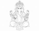 Ganesh Coloring Allan India Bollywood Pages Ganesha Wisdom Intelligence God Choose Board sketch template