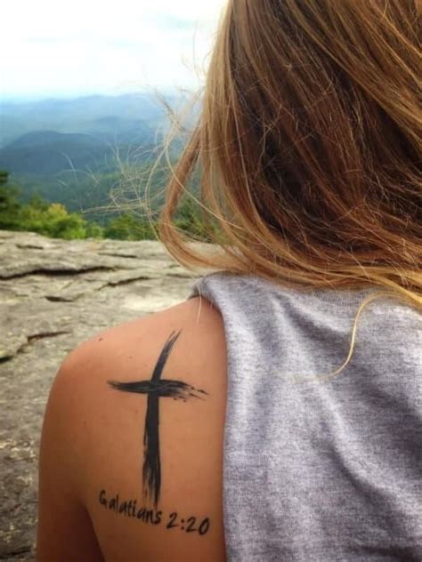 63 Unique Ideas Of Cross Tattoo Designs For Women With Meaning