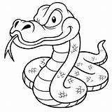 Snake Coloring Anaconda Drawing Pages Outline Cartoon Scary Vector Color Sea Snakes Animals Crazy Printable Colorings Kids Drawings Getcolorings Animal sketch template