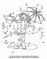 Coloring Pages Kids Rainy Raining Colouring Color Sheets Printable Print Creativity Ages Develop Recognition Skills Focus Motor Way Fun Popular sketch template