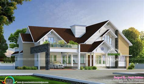 elegant bungalow home   sq ft kerala home design  floor
