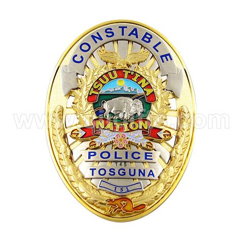 china police officer badge manufacturers  factory suppliers sjj