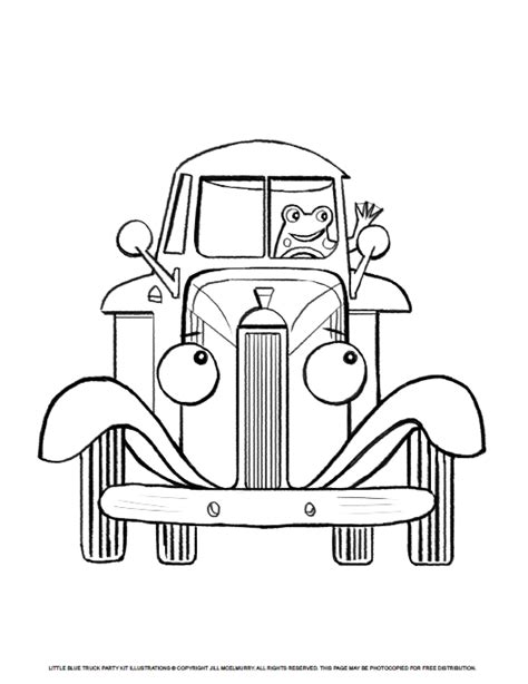 blue truck coloring pages printable coloring pages