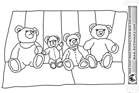 teddy bears coloring page gif