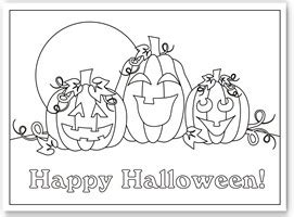 printable coloring pages halloween