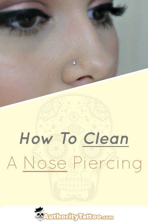 clean  nose piercing complete cleaning guide nose piercing