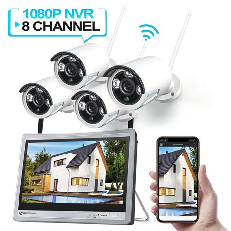 heimvision wireless security camera system  channel nvr pcs p