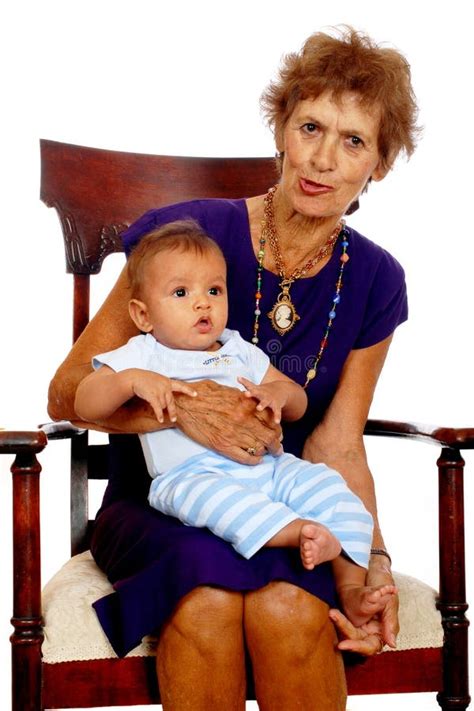 great grandma  baby stock photo image  people male