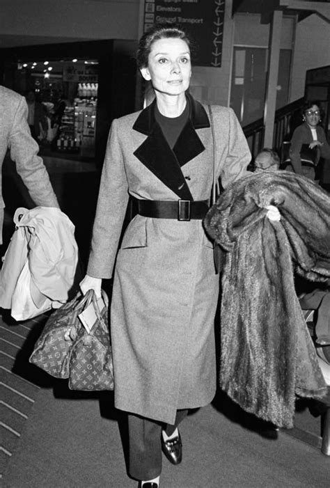audrey hepburn s airport style inspires us to dress up for