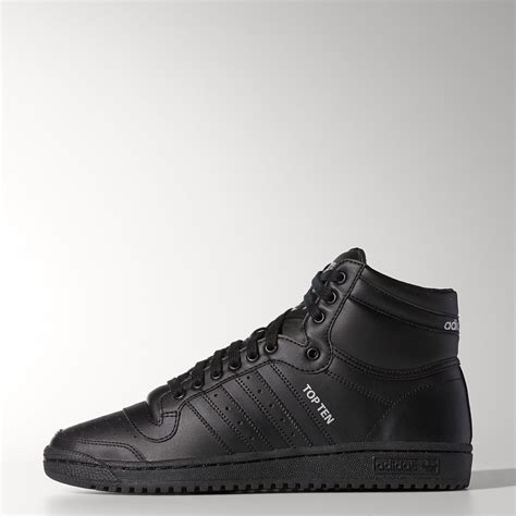 adidas top ten  shoes black adidas  hip hop sneakers black adidas black shoes