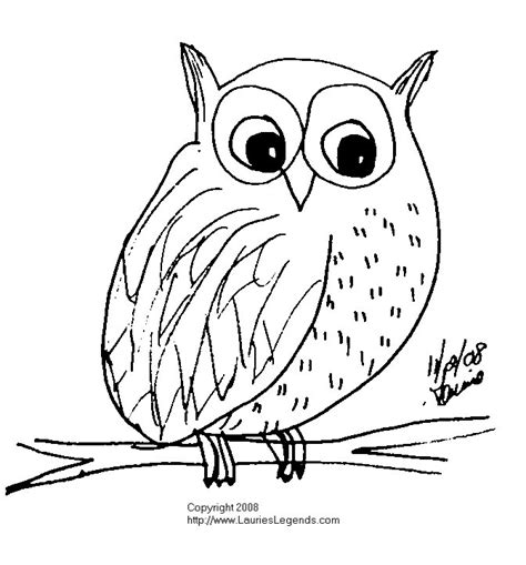 snowy owl coloring   designlooter