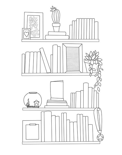 printable book log coloring page book books books aesthetic