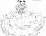 Ever After High Pages Coloring Cheshire Kitty Lizzie Hearts Amazing Getdrawings Getcolorings sketch template