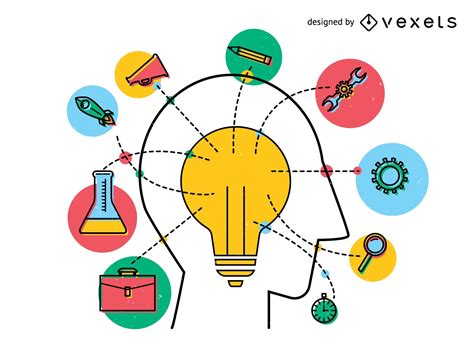 innovation concept idea design vector