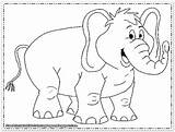 Elephant Coloring Pages Kids Printable Drawing Elephants Baby Cute Print Color Clip Cartoon Elmer Face Getdrawings Clipart Popular Coloringhome Library sketch template