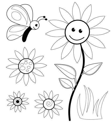 desene de colorat cu flori planse de colorat cu flori pentru copii  xxx hot girl