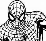Spider Man Coloring Wecoloringpage Spiderman Pages sketch template