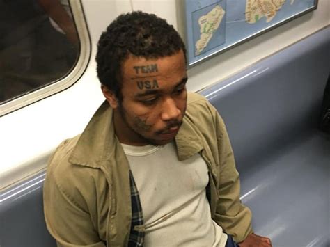Police Hunt Man With Face Tattoo Who Performed Sex Act On New York
