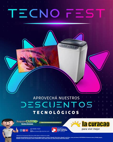 catalogo de promociones tecnofest en la curacao costa rica  junio ofertas  promociones