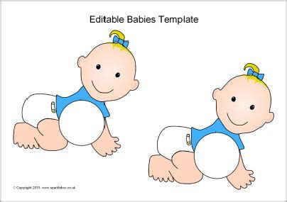 editable baby templates sb sparklebox  teaching resources