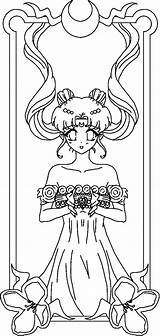 Princess Serenity Moon Coloring Sailor Pages Deviantart sketch template