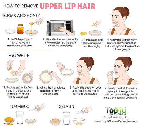 How To Remove Upper Lip Hair Top 10 Home Remedies