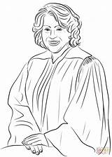 Sonia Sotomayor Coloring Pages Drawing Famous Categories sketch template