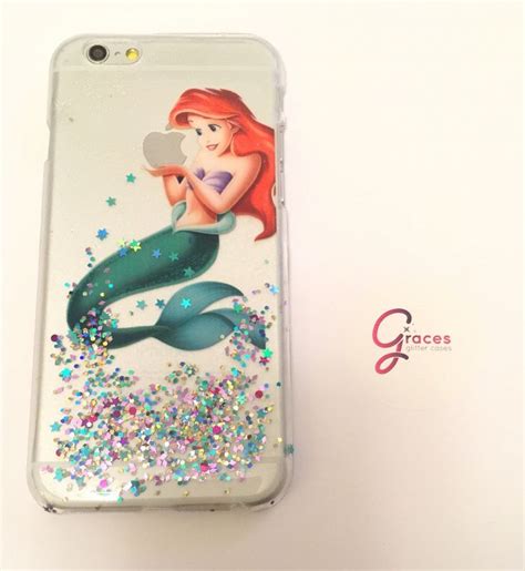 ariel   mermaid glitter iphone        phone case