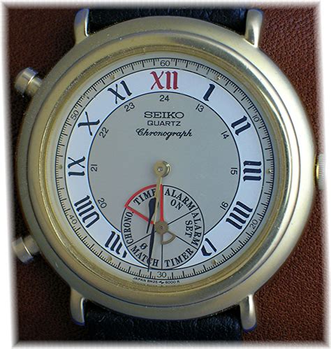 seiko quartz chronograph wrist