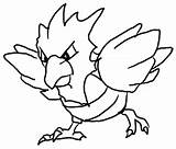 Spearow Pokemon Step Draw Kids Drawing Lesson Finished Drawinghowtodraw 2009 sketch template