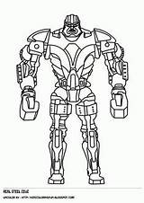 Steel Coloring Real Pages Robots Midas sketch template