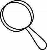 Magnifying Glass Clipart Clip Library sketch template