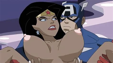 wonder woman and captain america fight then fuck hd from drawn hentai