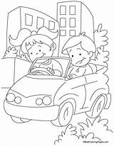 Coloring Drive Car Pages Kids Long Go Lets Bestcoloringpages Cartoon Cattle Drawing Easy Cars Getdrawings sketch template