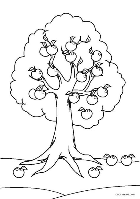 coloring pages tree gabrielleiltrevino