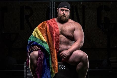 Gay Irish Strongman Celebrates Pride With His Fiancé For The First Time