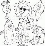 Coloring Summer Fun Pages Popular sketch template