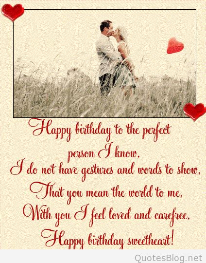 Romantic Birthday Love Messages